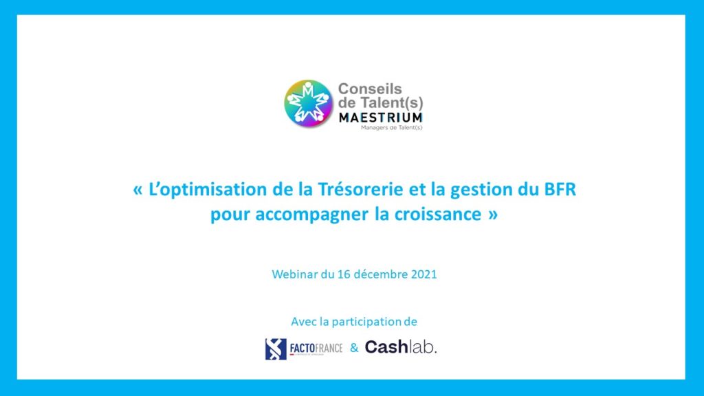 Webinar Managers de Transition - Optimisation du BFR