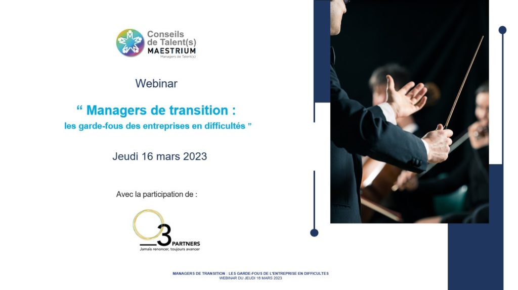 Managers de tansition : garde de-fous des entreprises en difficultés