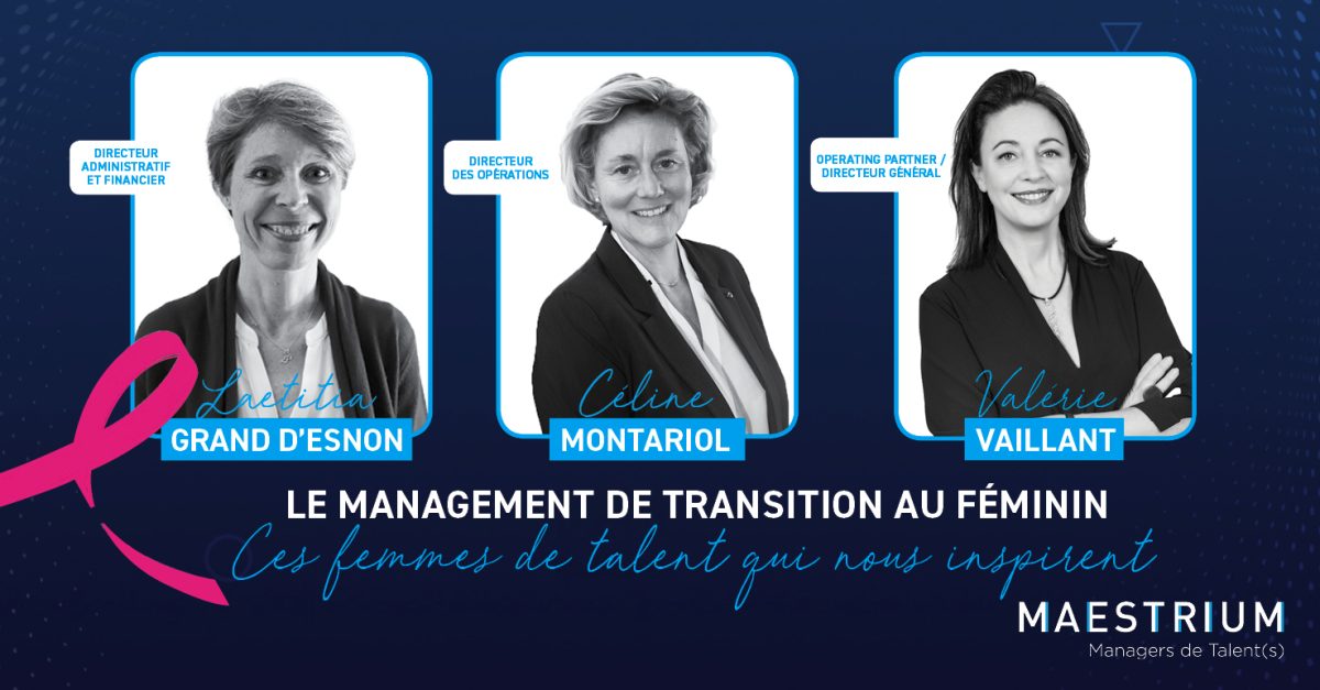 Portraits de femmes manager de transition