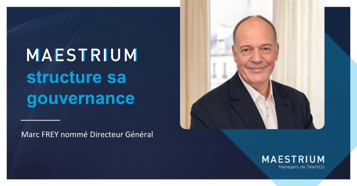 Mar FREY, Associé, Directeur Général de MAESTRIUM