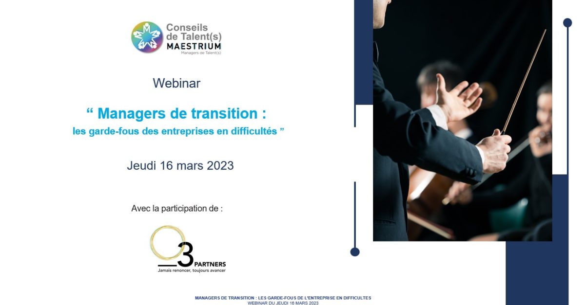 Managers de tansition : garde de-fous des entreprises en difficultés