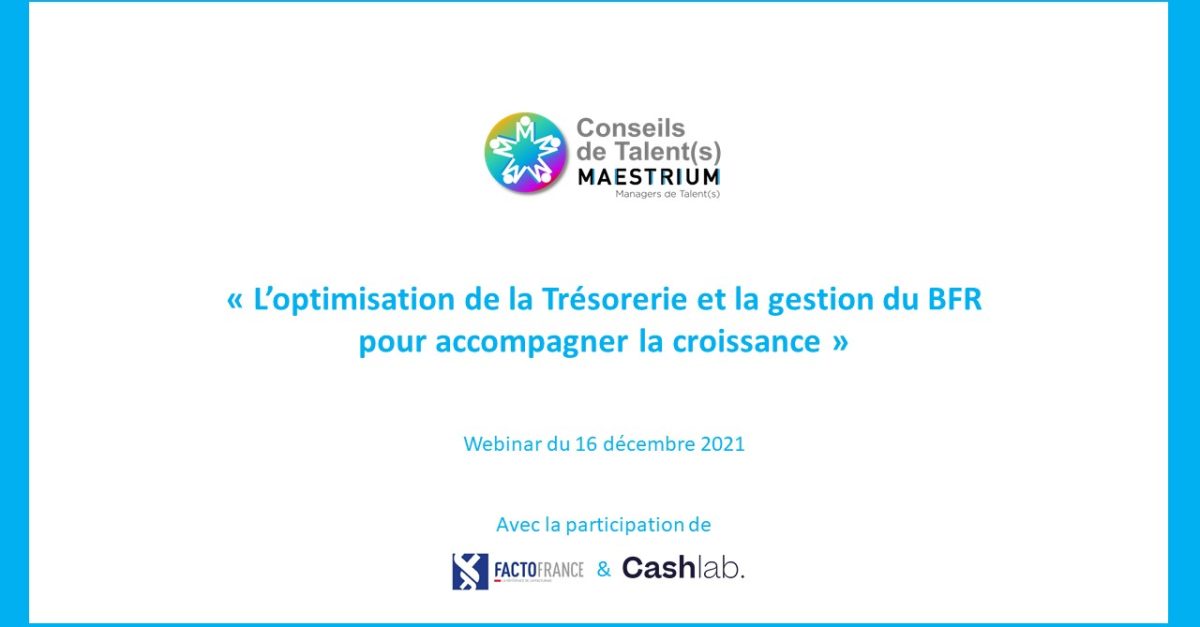 Webinar Managers de Transition - Optimisation du BFR