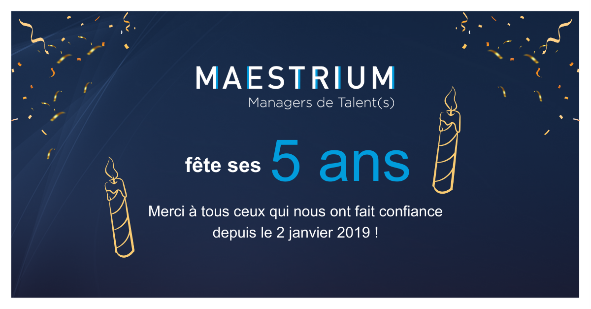 MAESTRIUM, leader du Management de Transition, fête ses 5 ans